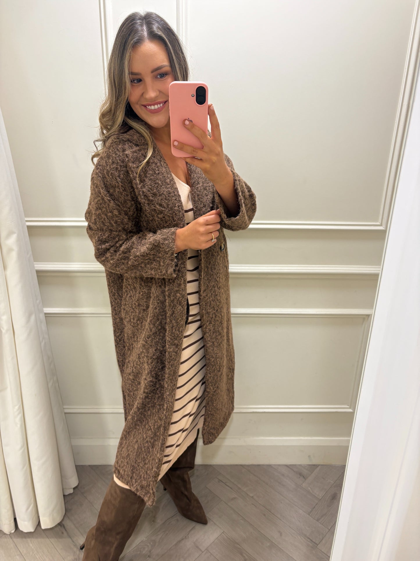 Khloe Coat Brown