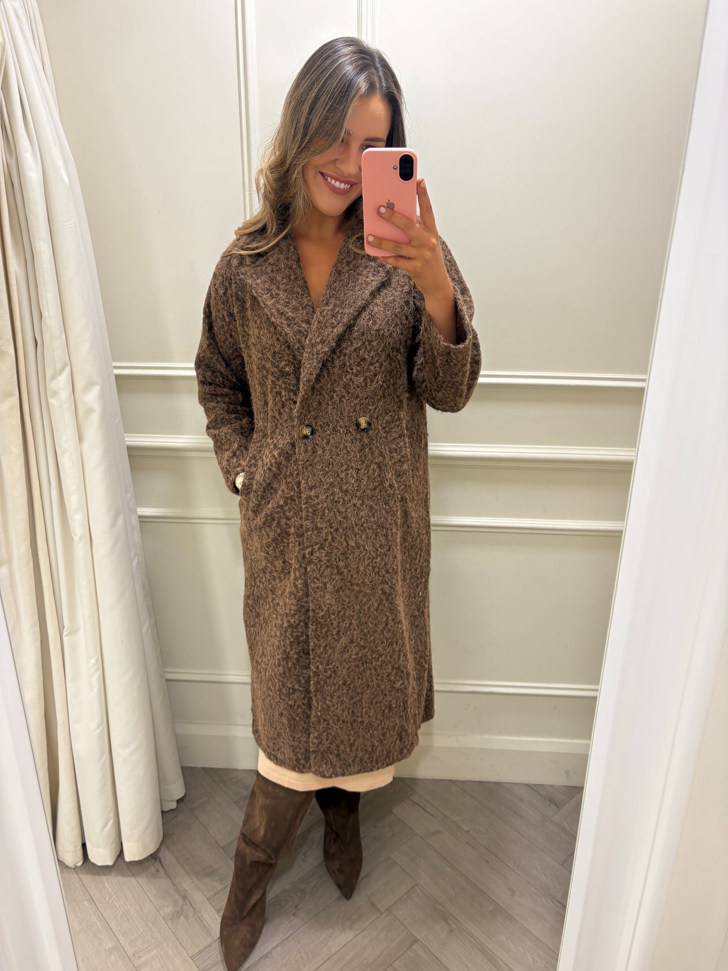 Khloe Coat Brown