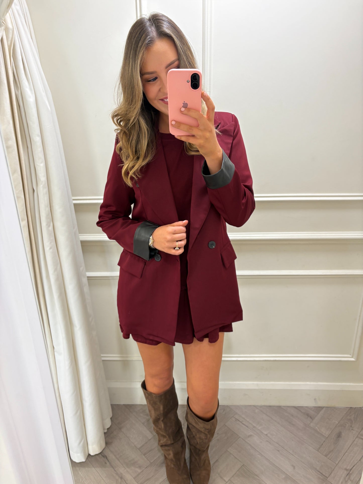 Bonnie Blazer Burgundy
