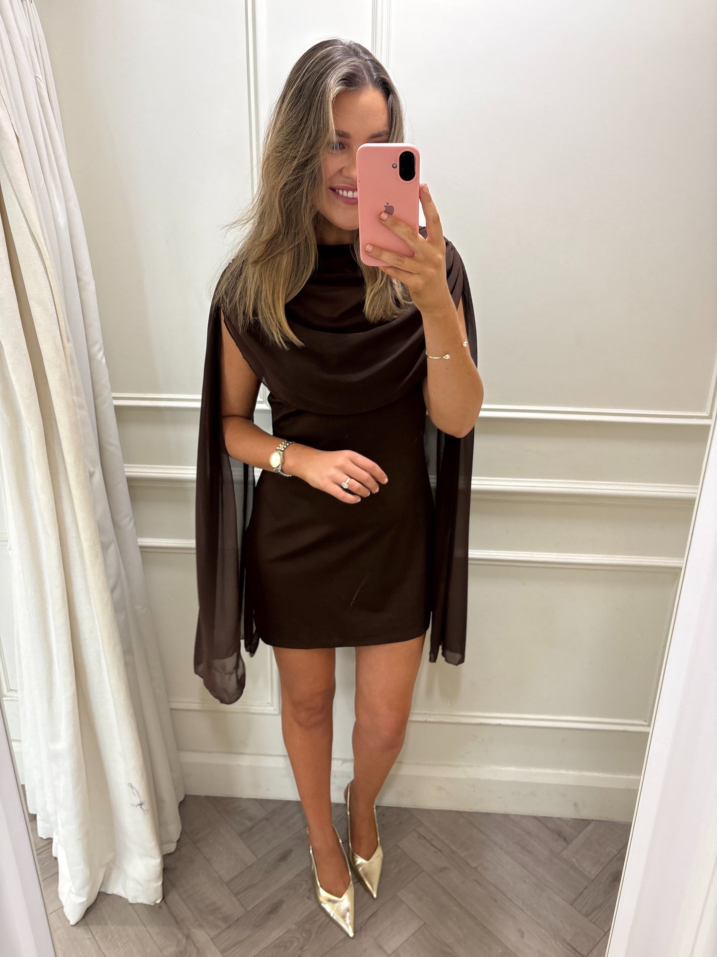 Harriet Dress Brown