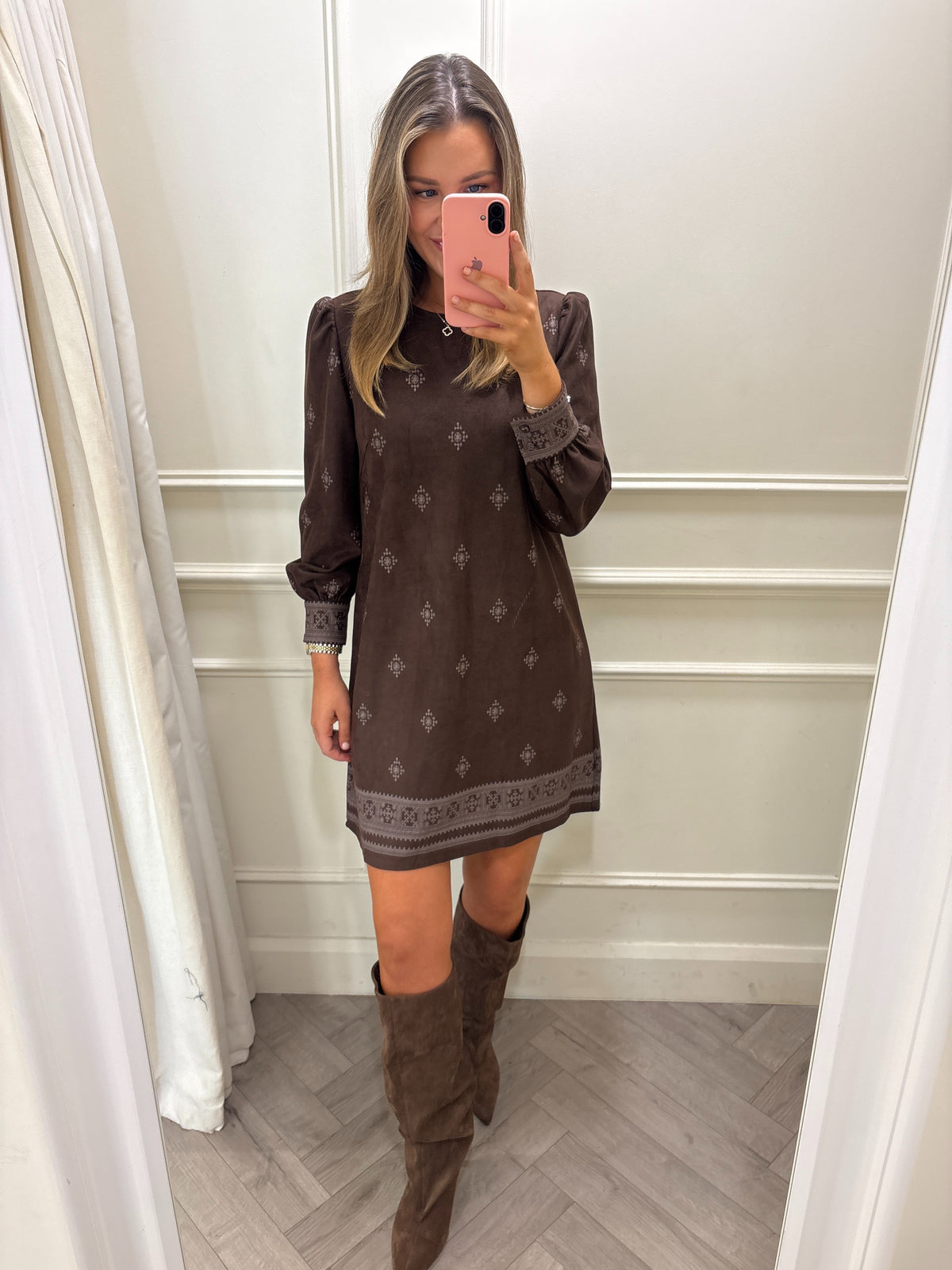Ziggy Dress Chocolate Brown
