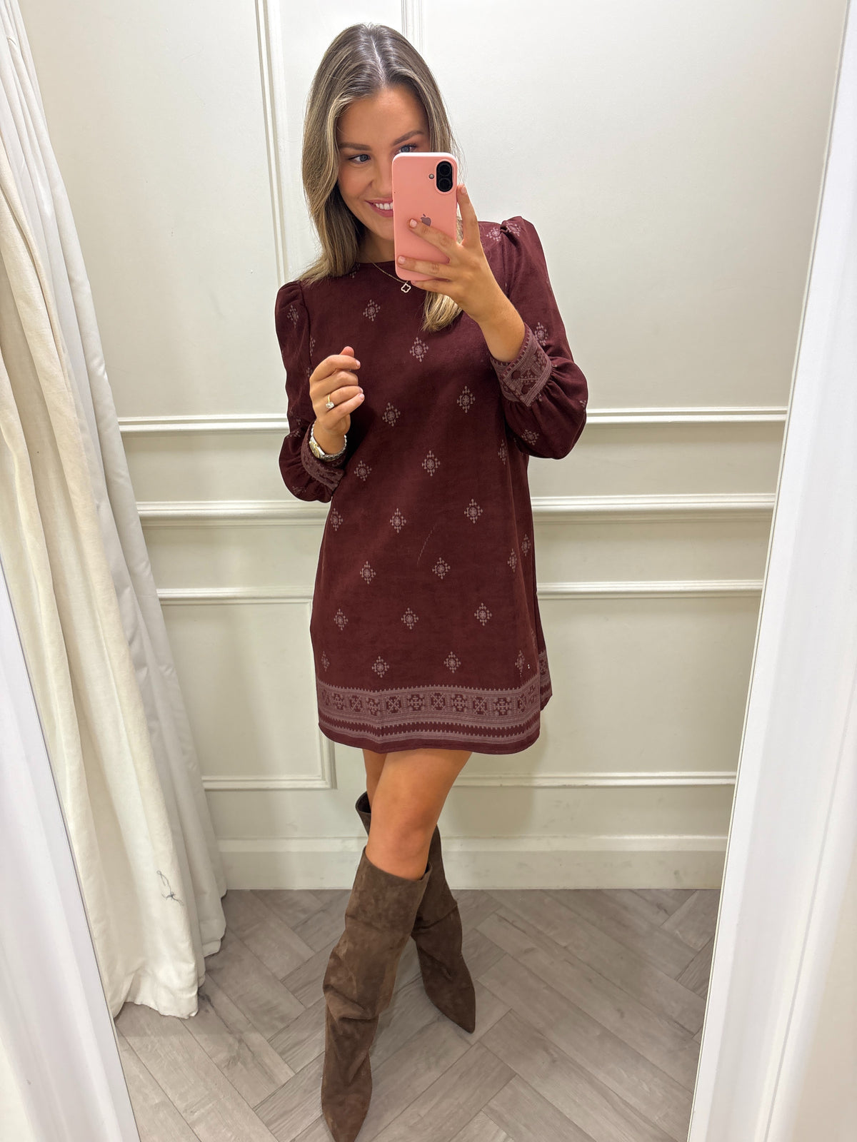 Ziggy Dress Burgundy
