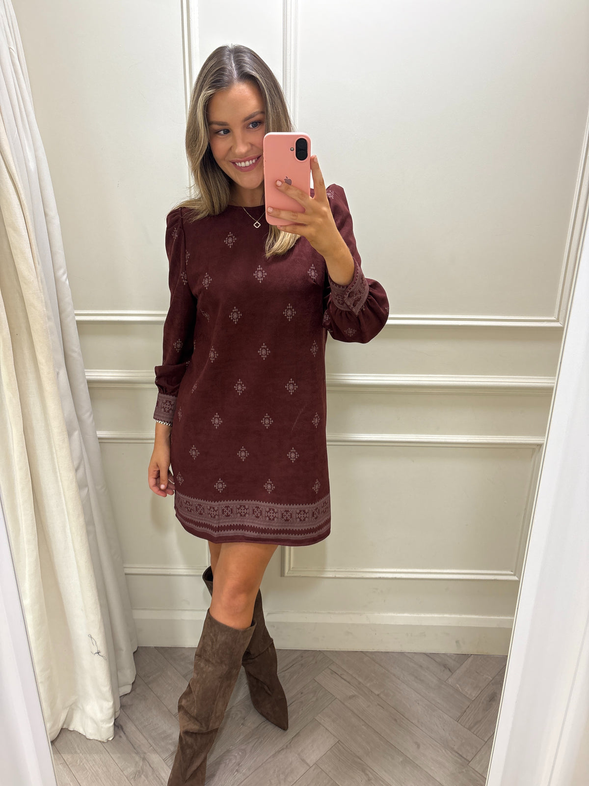 Ziggy Dress Burgundy