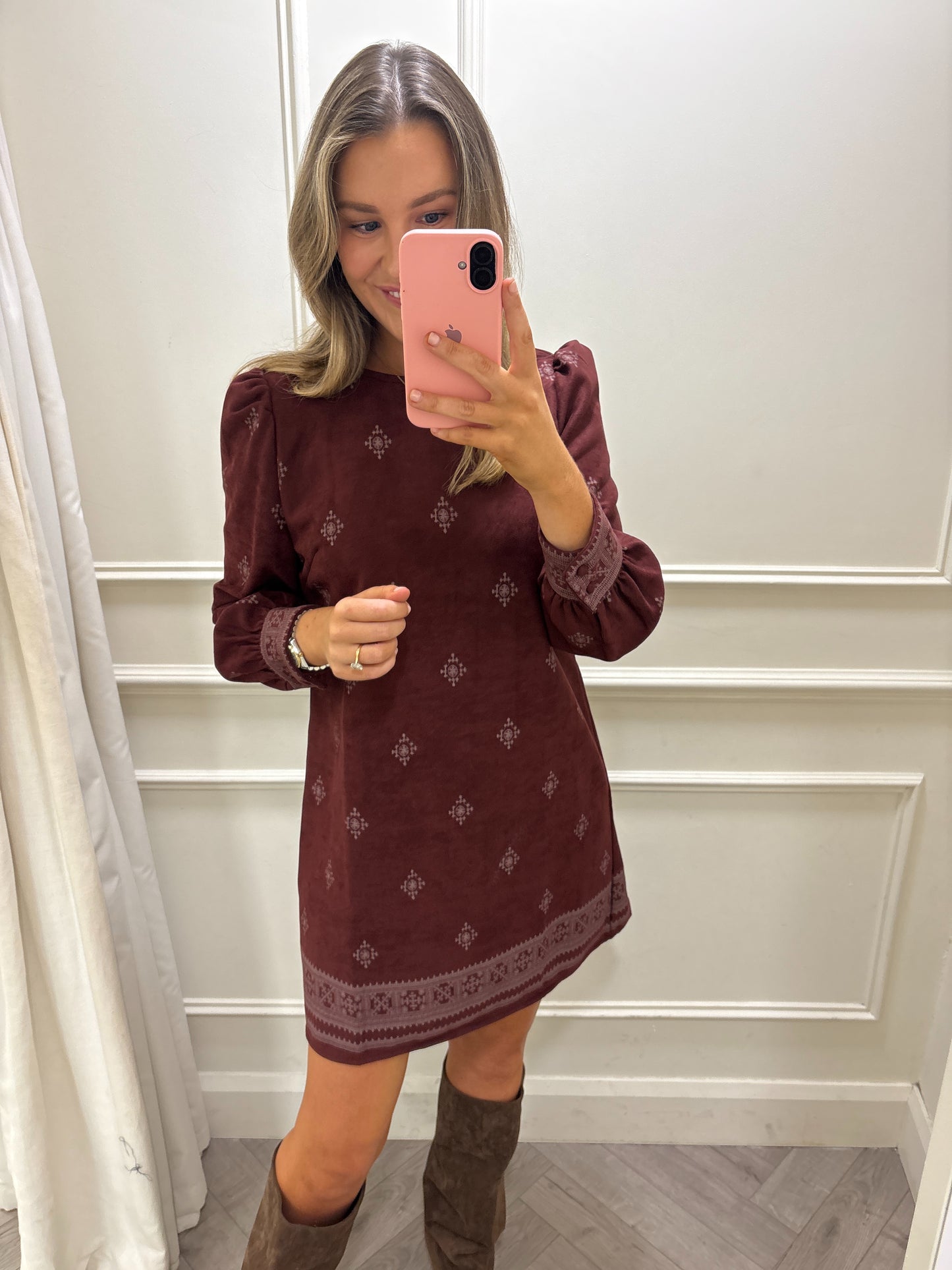 Ziggy Dress Burgundy