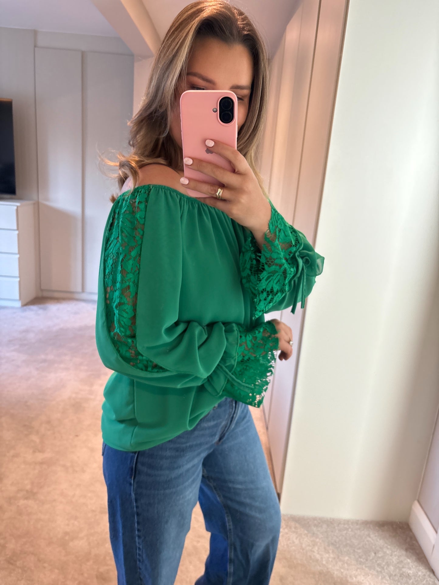 Laci Top Green