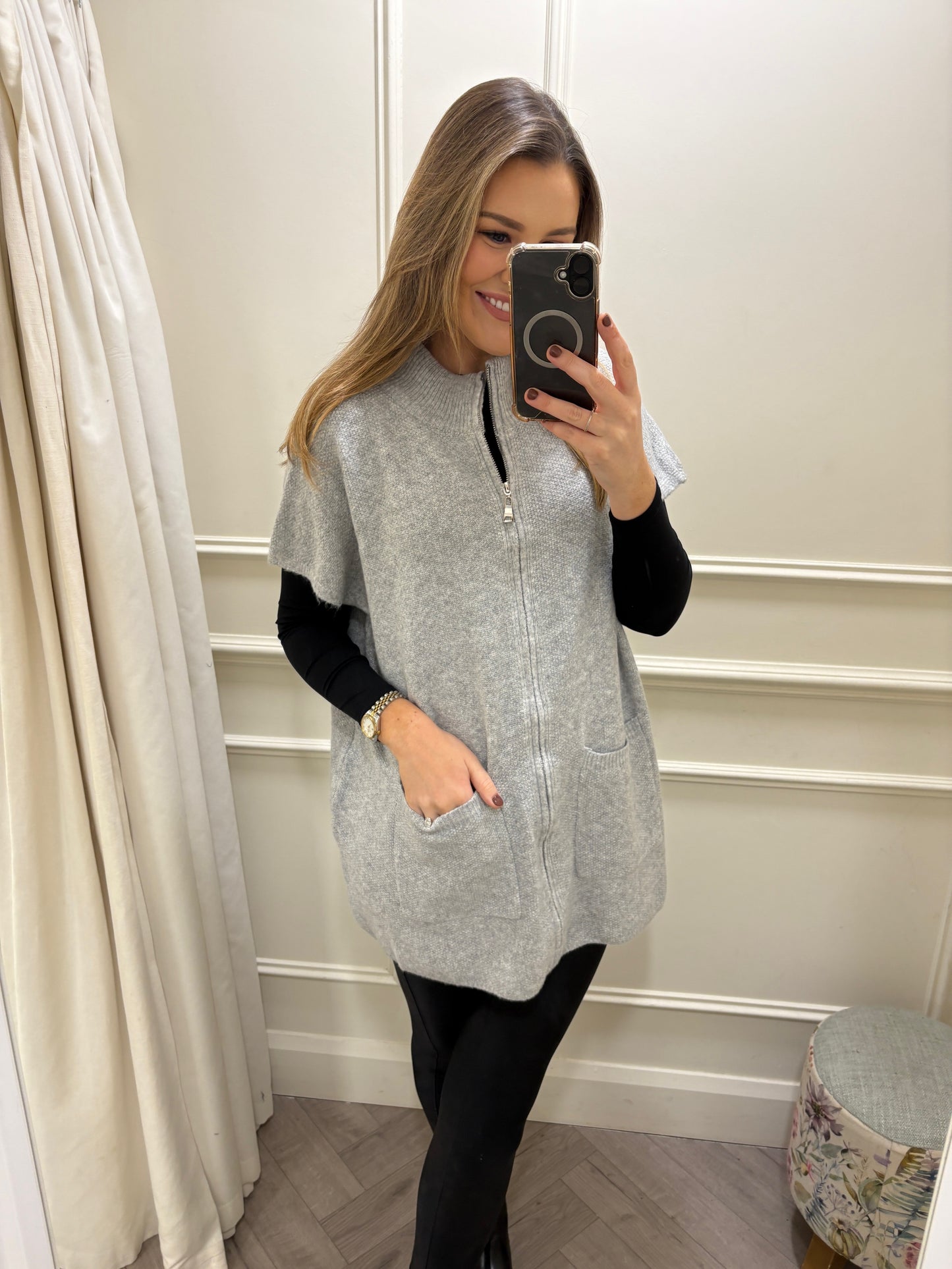 Kelsey Knit Light Grey