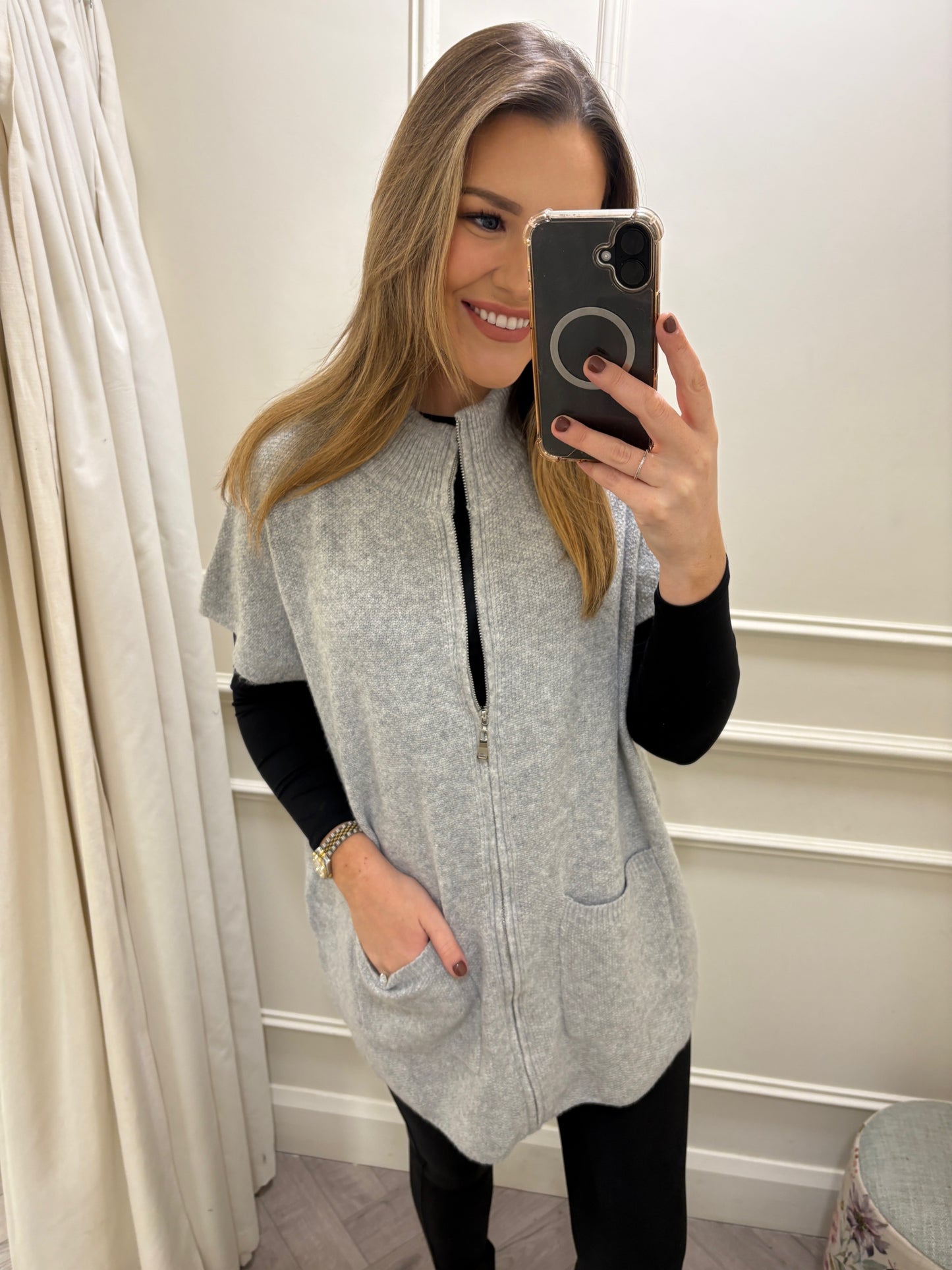 Kelsey Knit Light Grey