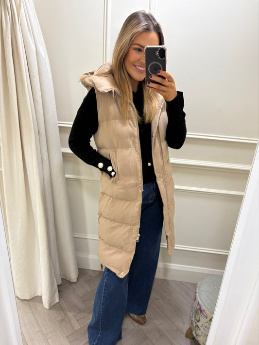 Layne Gilet Beige