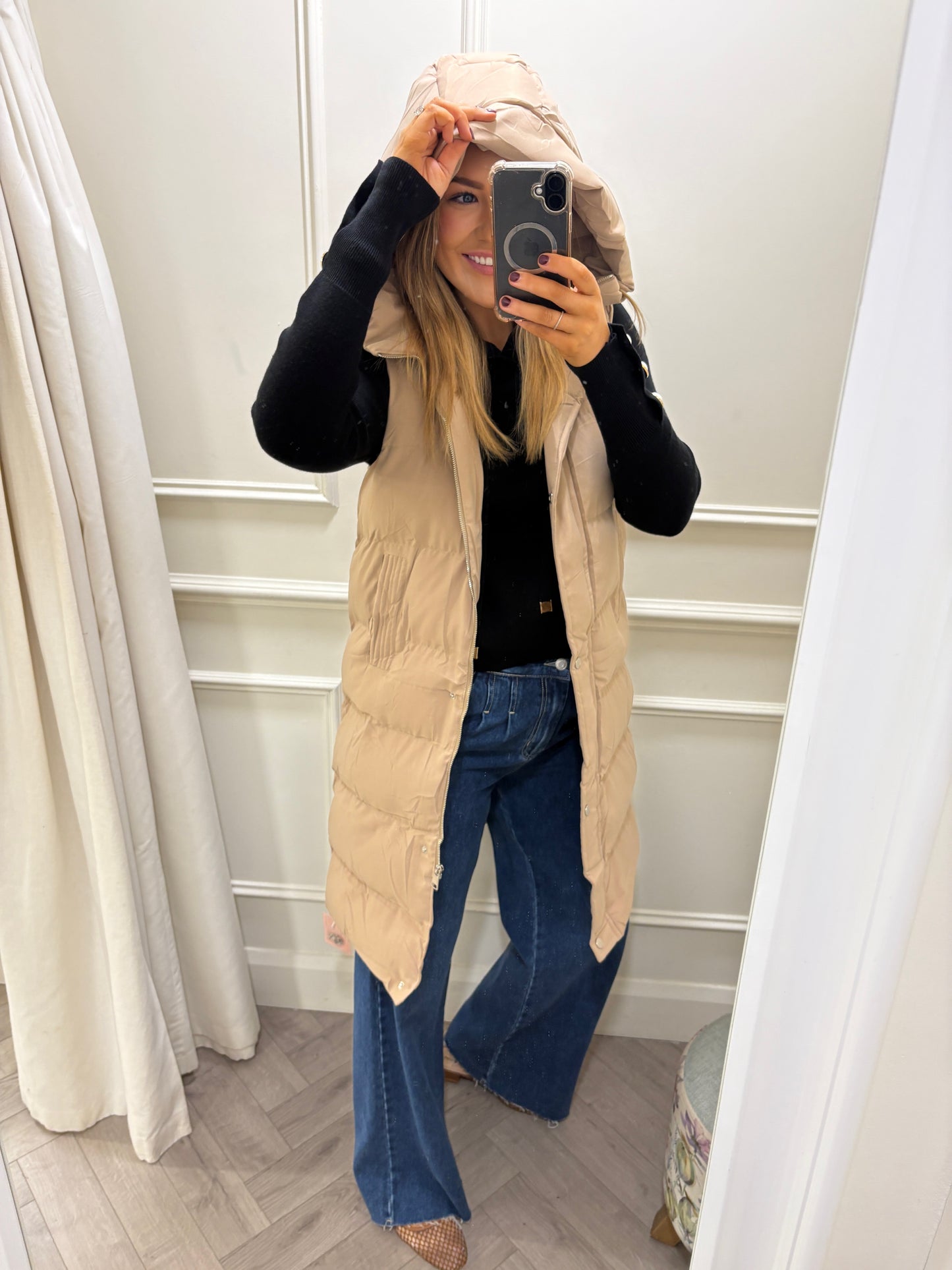 Layne Gilet Beige