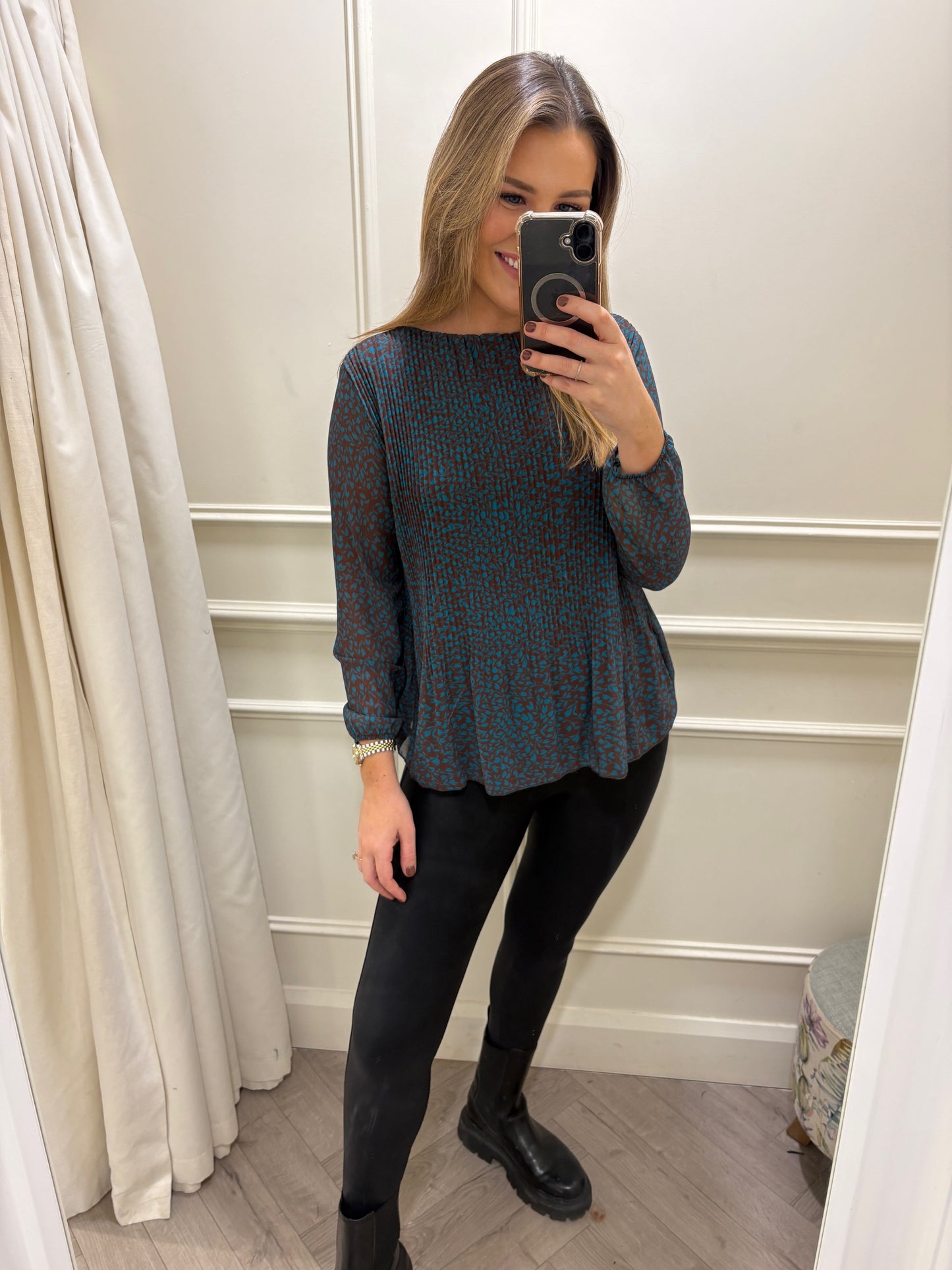 Georgia Blouse Teal