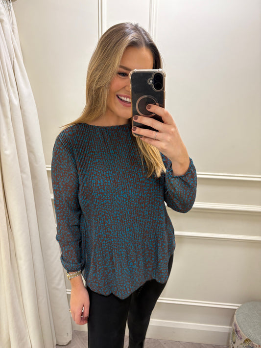 Georgia Blouse Teal