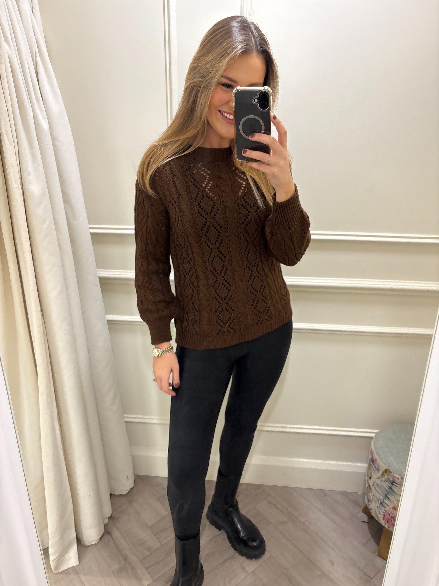Laci Knit Brown