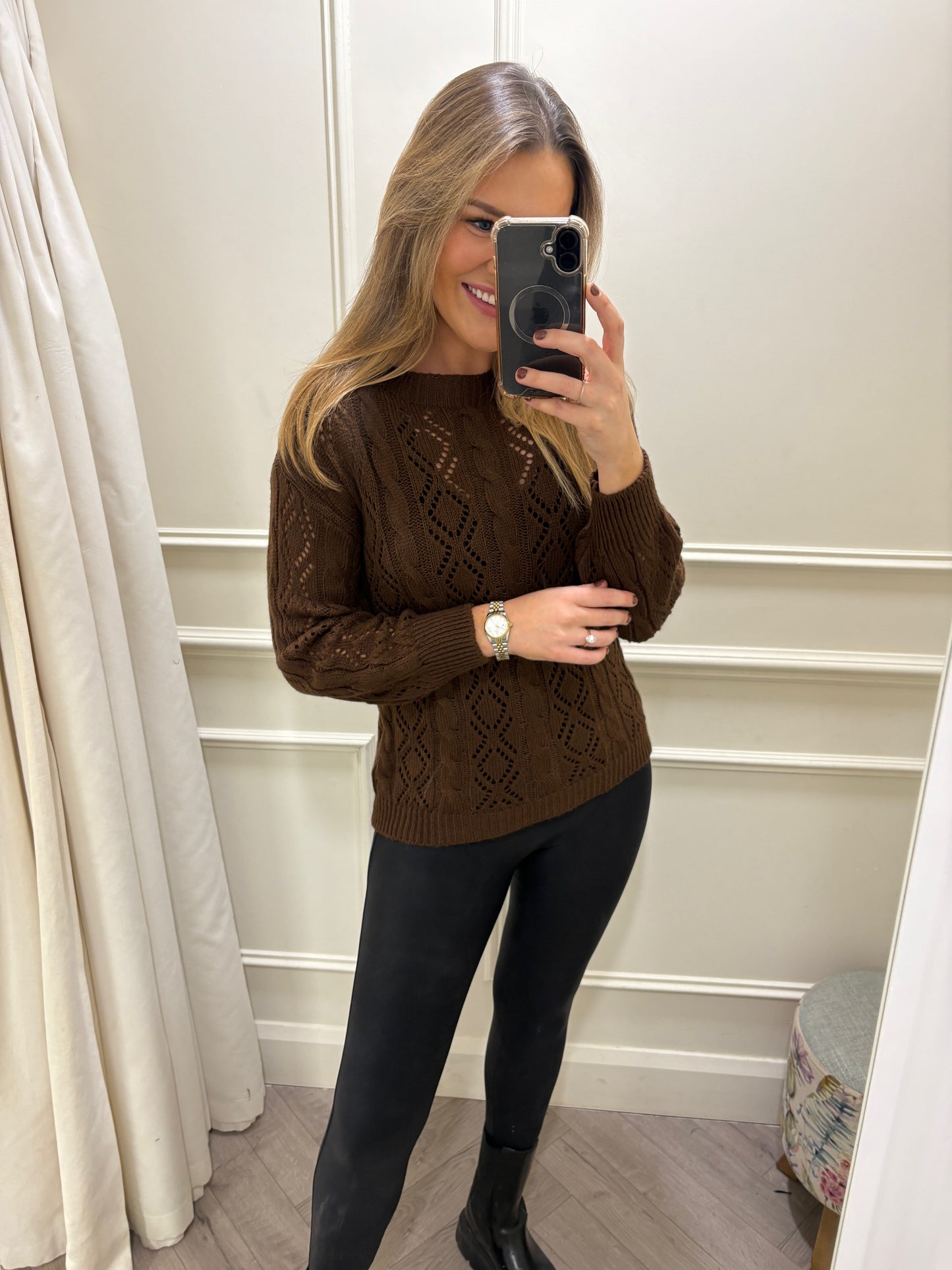 Laci Knit Brown