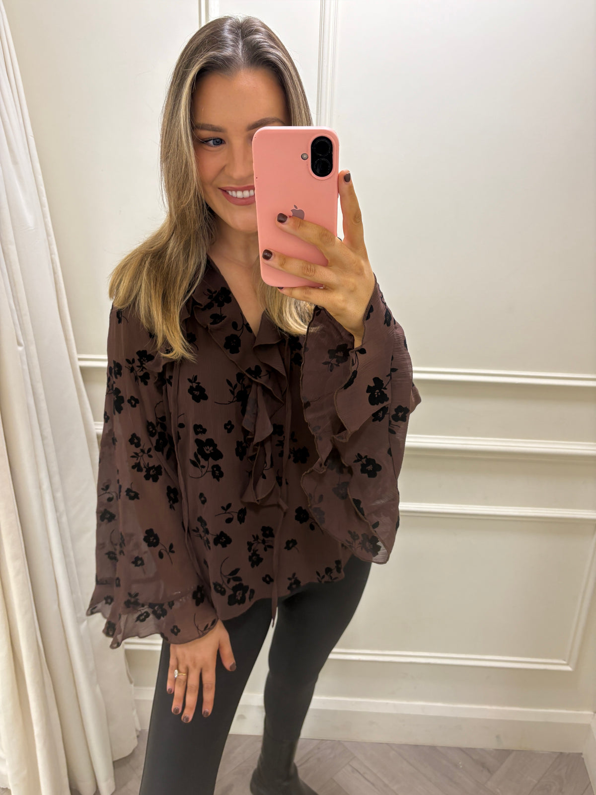 Lainey Top Brown