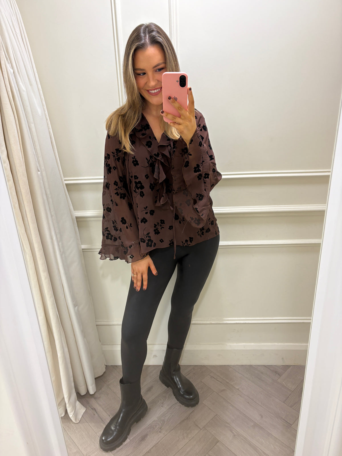 Lainey Top Brown