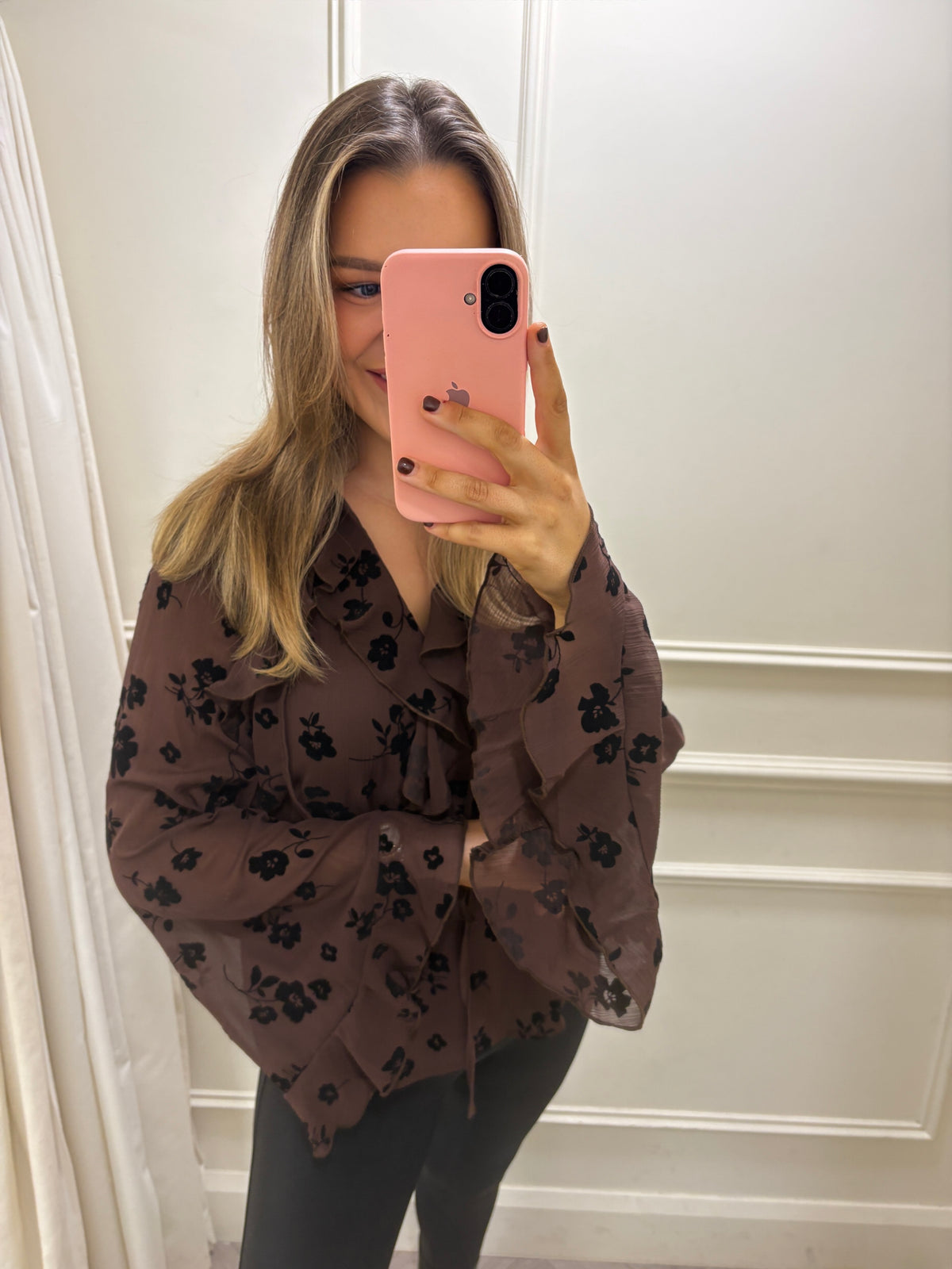 Lainey Top Brown