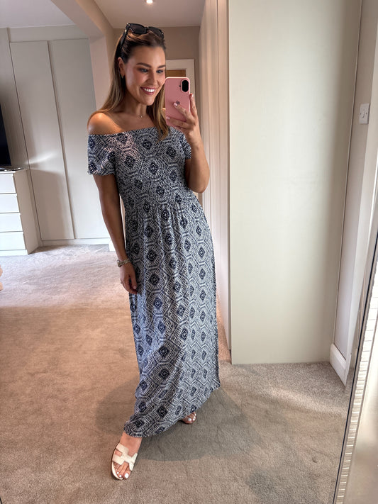 Nella Dress Navy