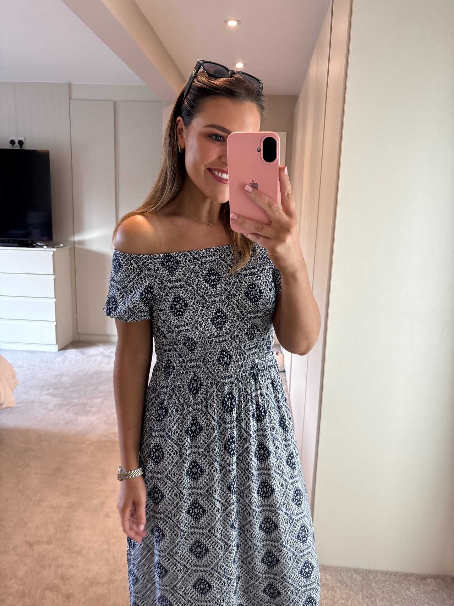 Nella Dress Navy