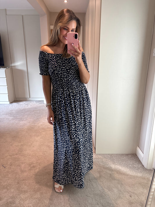 Penny Dress Navy