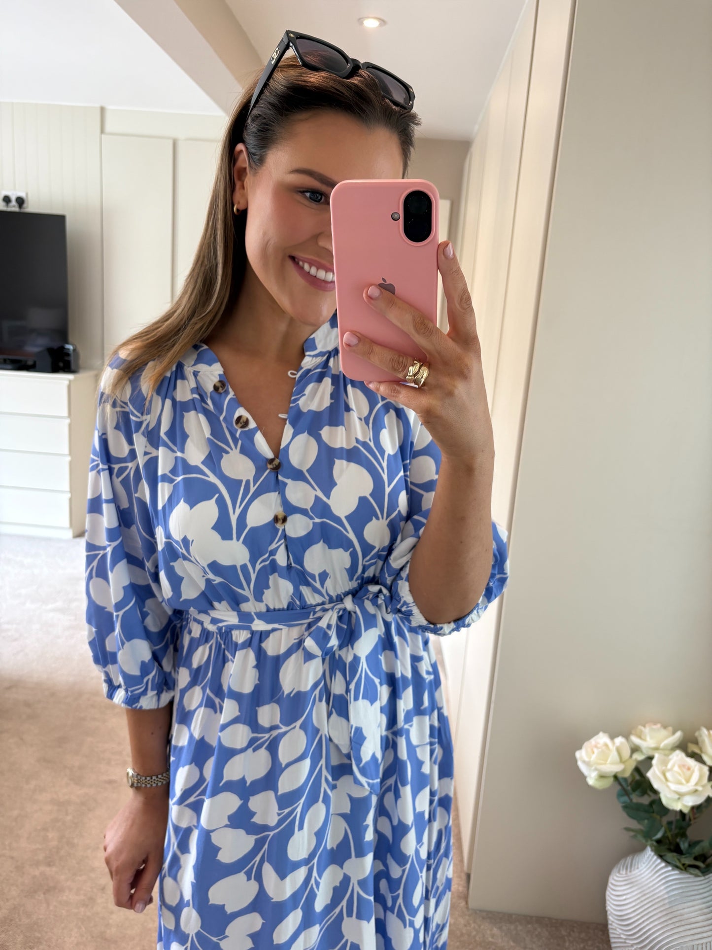 Connie Dress Blue