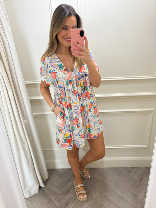Maddie Playsuit Red