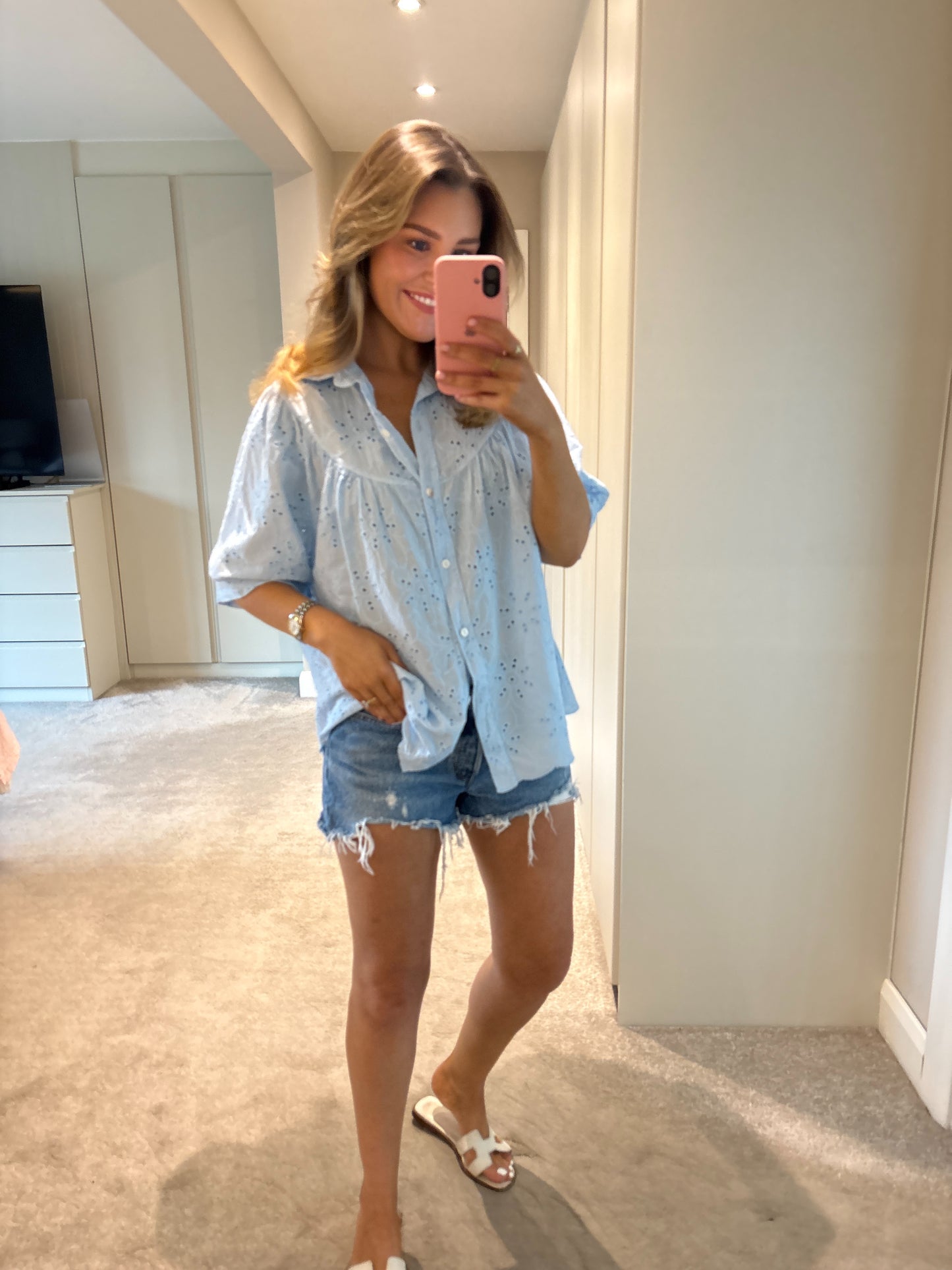 Izzy Top Blue