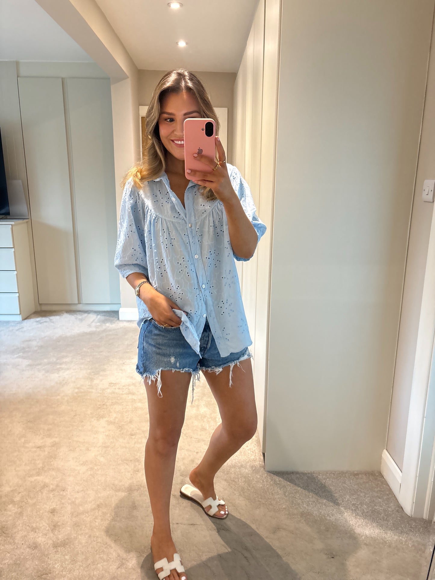 Izzy Top Blue