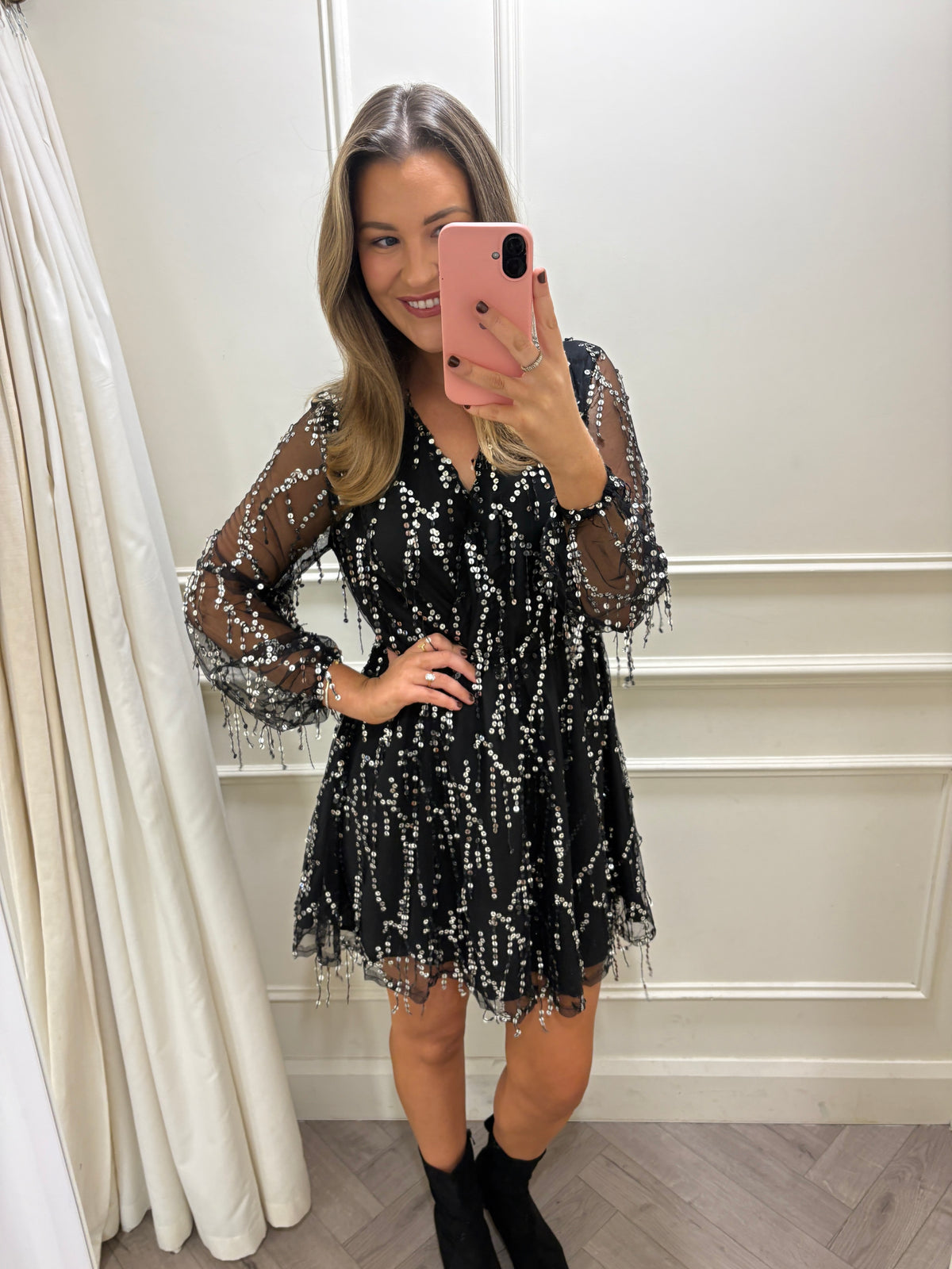Nodie Dress Black