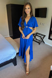 Claire Cut Out Dress Blue