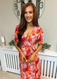 Freya Floral Orange