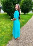 Ophelia Dress Turquoise