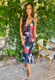 Payton Floral Dress Navy