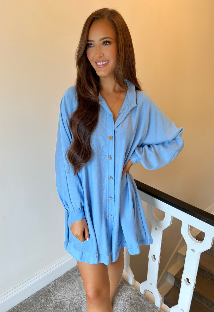 Nadia Dress Blue