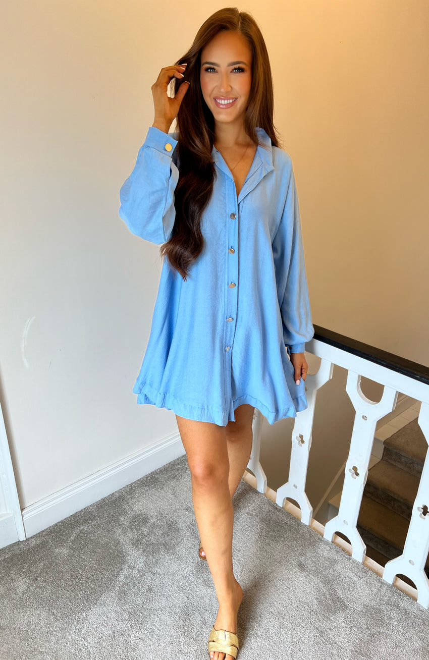 Nadia Dress Blue