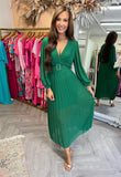 Amber Belted Dress Green