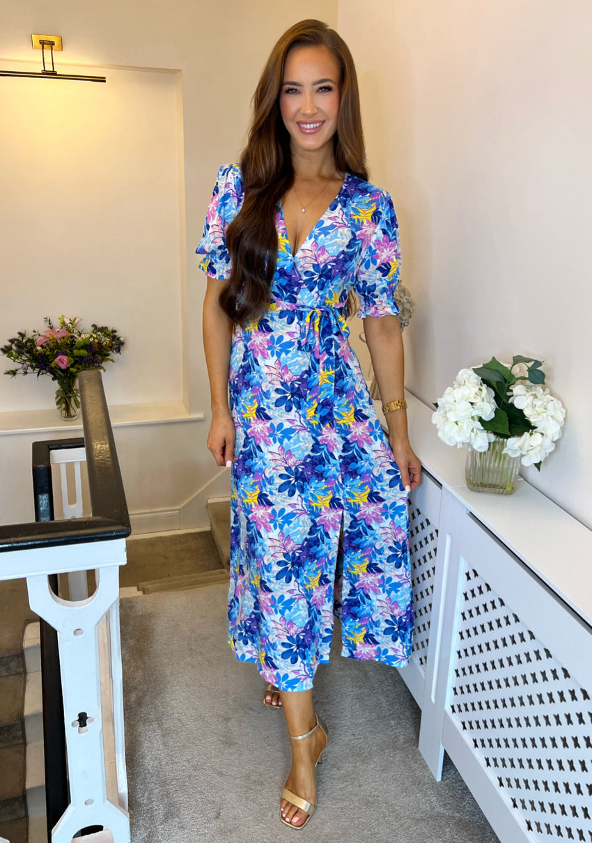 Freya Floral Blue