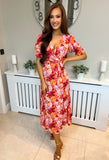 Freya Floral Orange