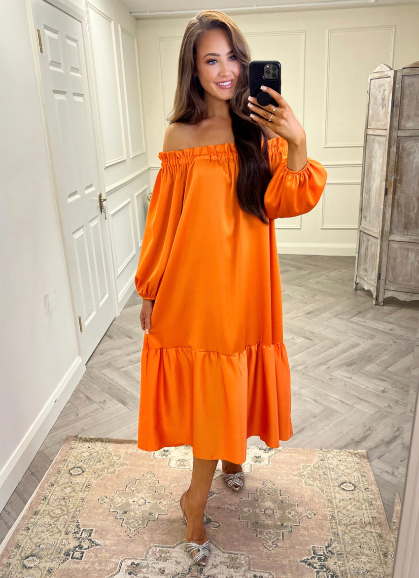 Anita Dress Orange