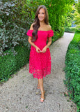 Gianna Crochet Detail Dress