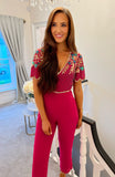 Jewel Pink Jumpsuit