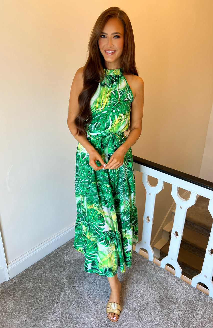 Madelyn Dress Green