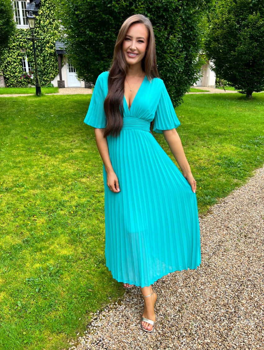 Ophelia Dress Turquoise