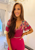 Jewel Pink Jumpsuit