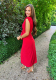 Odette Red Bow Dress