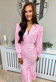 Orla Print Dress Pink