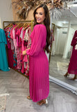 Amber Belted Dress Pink