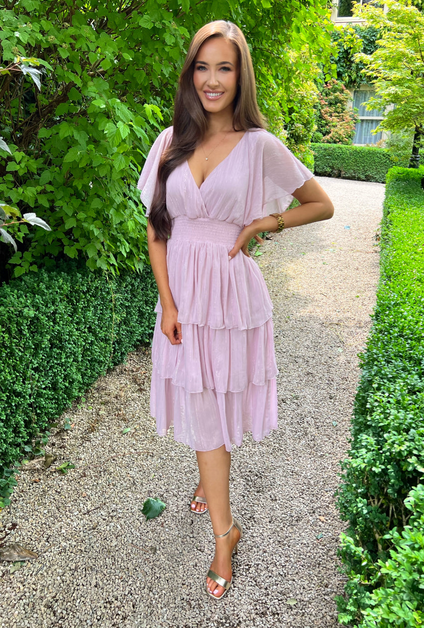 Sally Dress Blush Pink