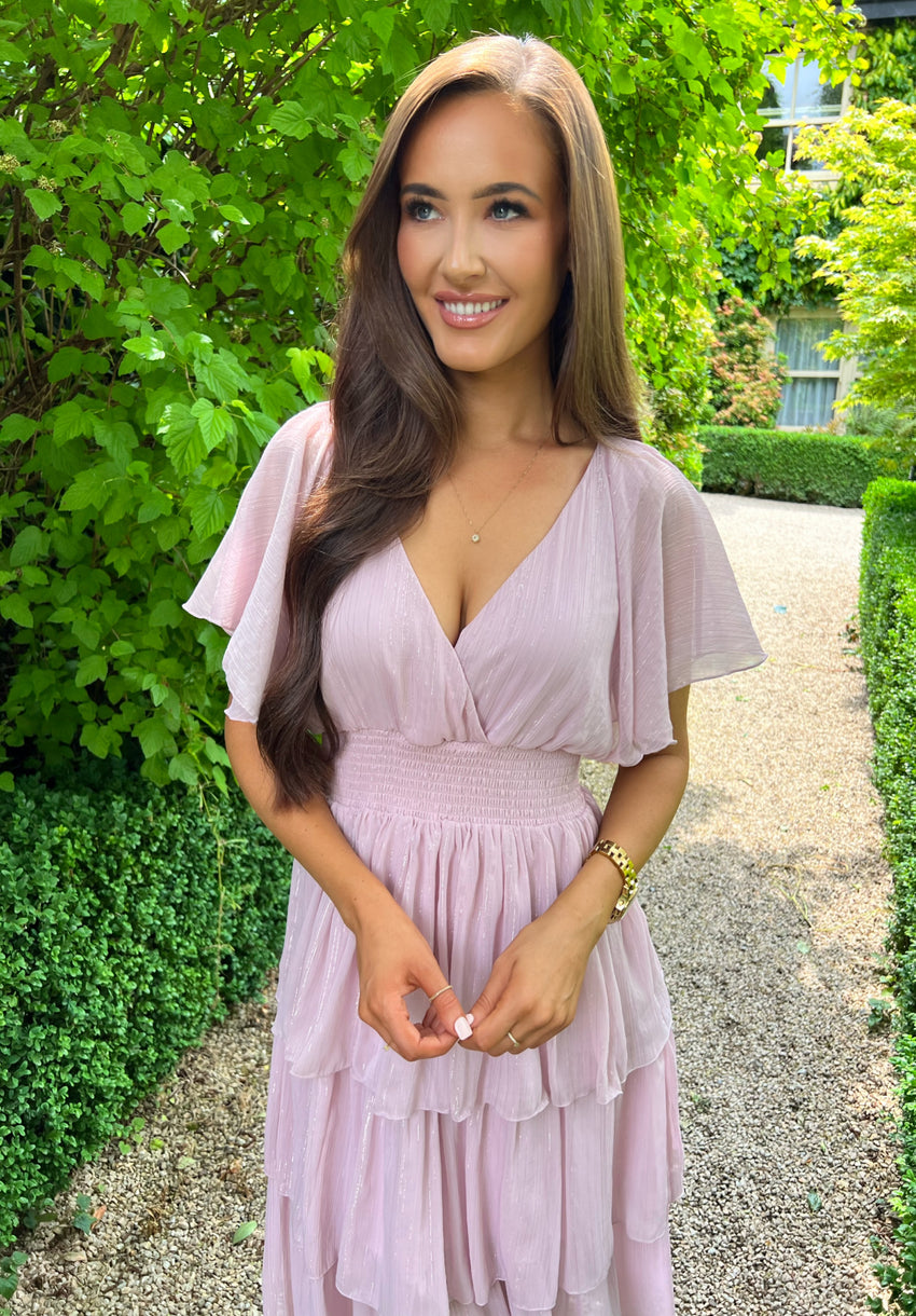Sally Dress Blush Pink