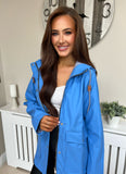 Allie Rain Coat Blue