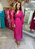Amber Belted Dress Pink